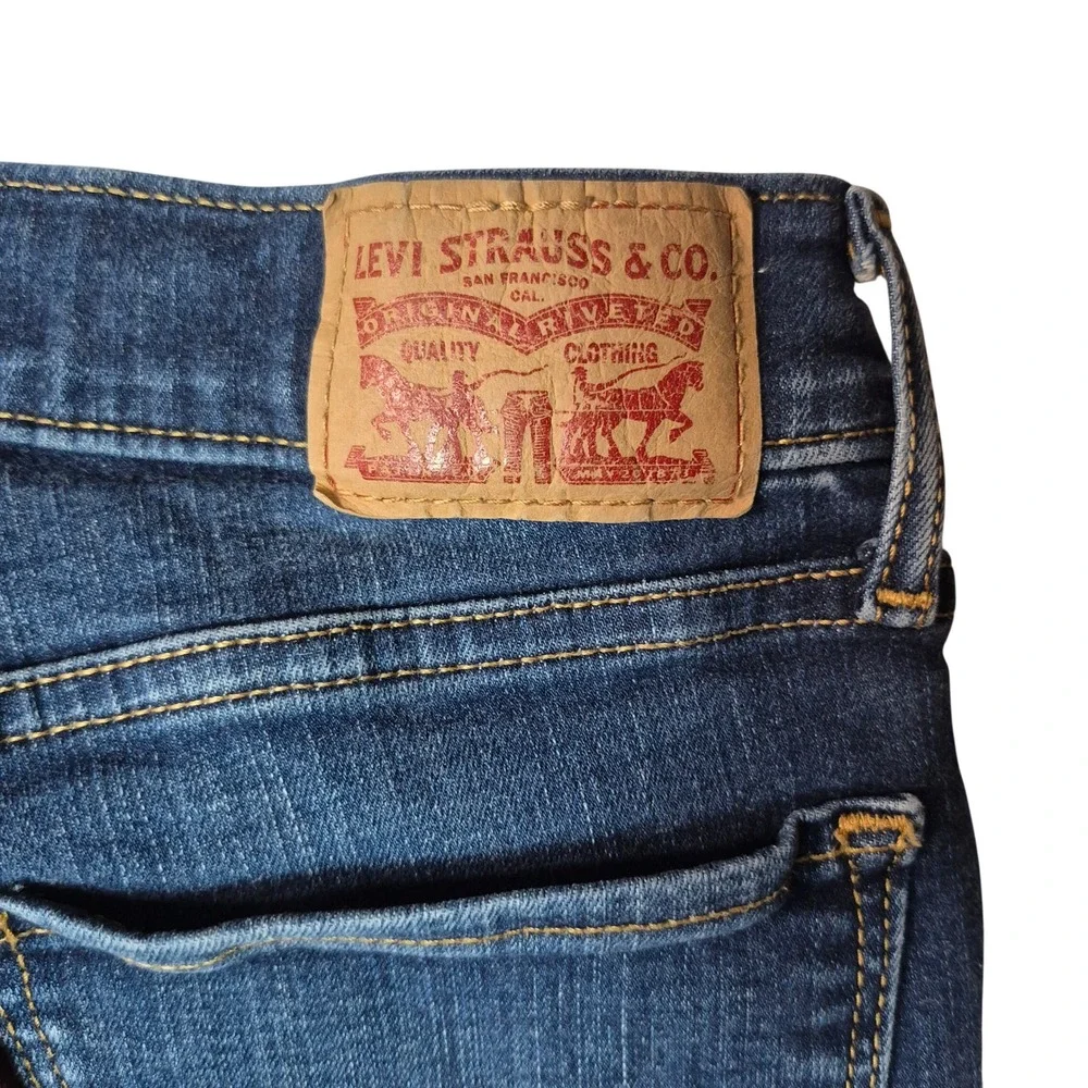 Levi's‎ 710 Super Skinny Jeans Womens 27 Dark Wash Stretch Denim